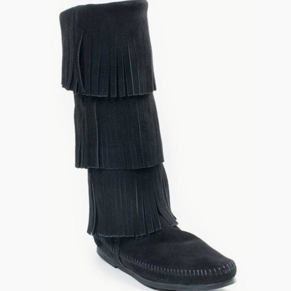 Minnetonka Fringe Boots